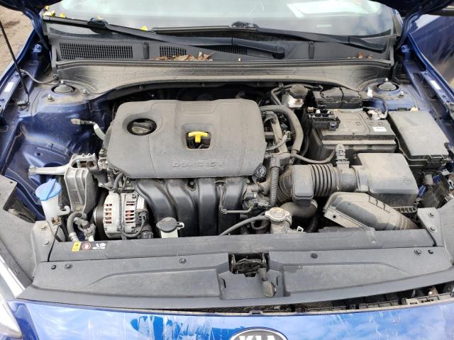 3KPF24AD2KE098598 - 2019 KIA FORTE FE BLUE photo 11