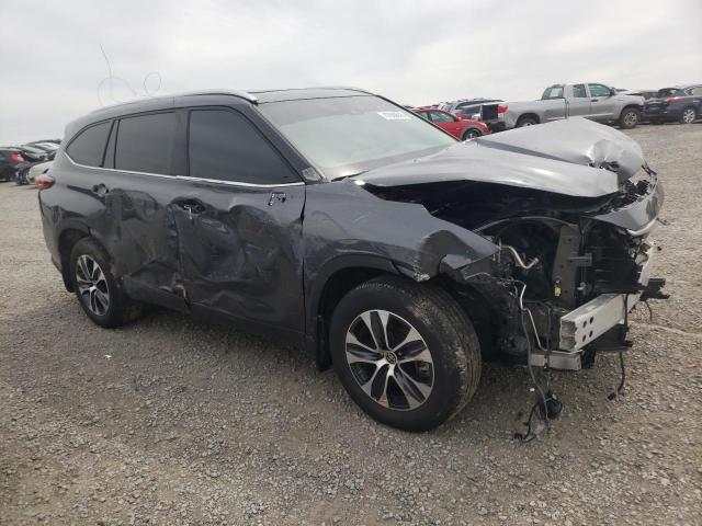 5TDGZRBH2MS115228 - 2021 TOYOTA HIGHLANDER XLE 灰色 照片 4