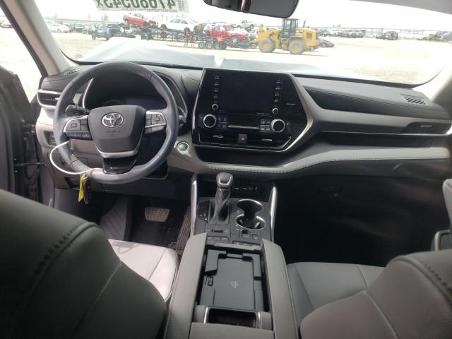 5TDGZRBH2MS115228 - 2021 TOYOTA HIGHLANDER XLE 灰色 照片 8