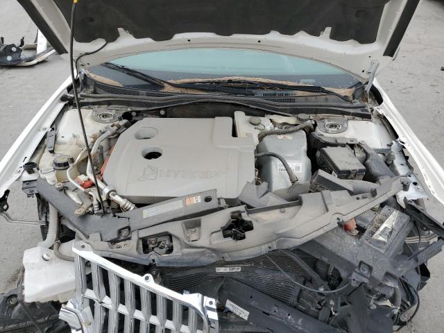 3LNDL2L32BR761444 - 2011 LINCOLN MKZ HYBRID WHITE photo 11