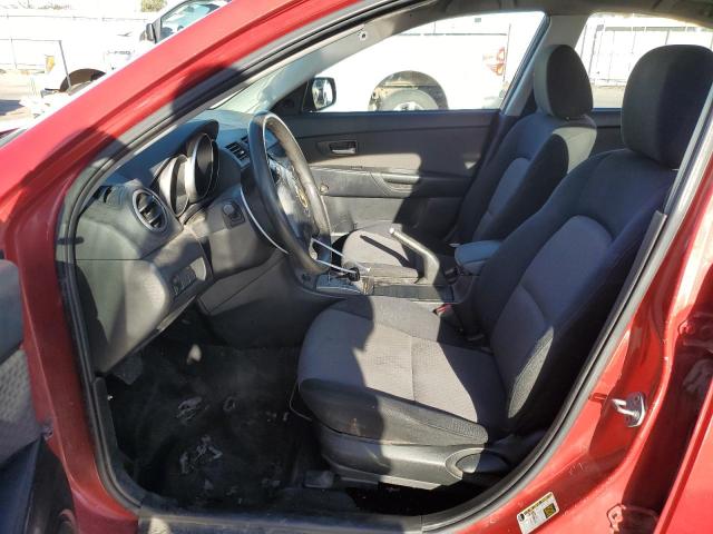 JM1BK12G561528980 - 2006 MAZDA 3 I RED photo 7