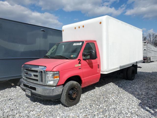 1FDXE4FL6CDA68532 - 2012 FORD ECONOLINE E450 SUPER DUTY CUTAWAY VAN RED photo 1