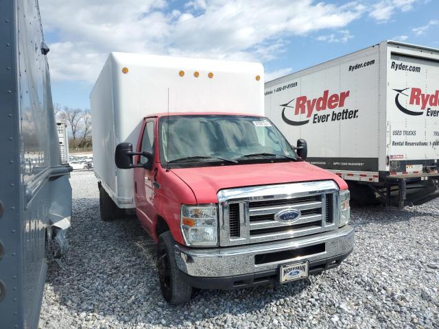 1FDXE4FL6CDA68532 - 2012 FORD ECONOLINE E450 SUPER DUTY CUTAWAY VAN RED photo 4