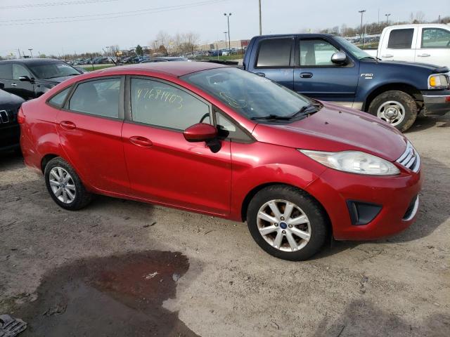 3FADP4BJXBM233142 - 2011 FORD FIESTA SE RED photo 4