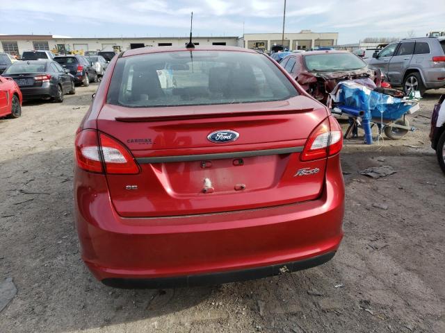 3FADP4BJXBM233142 - 2011 FORD FIESTA SE RED photo 6