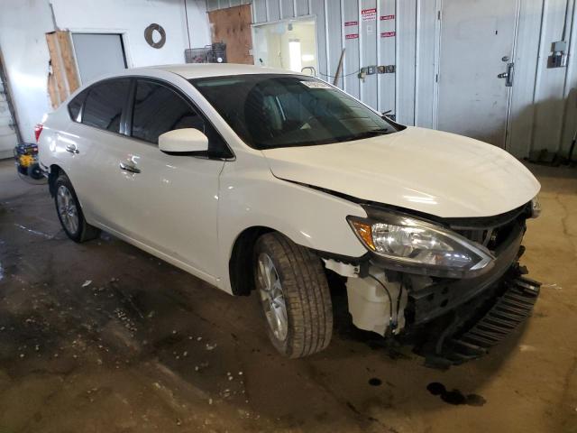 3N1AB7AP5KY317531 - 2019 NISSAN SENTRA S WHITE photo 4