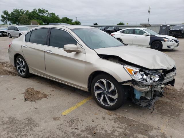 1HGCR2F91GA229426 - 2016 HONDA ACCORD EXL TAN photo 4