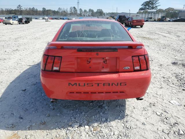 1FAFP40684F213210 - 2004 FORD MUSTANG RED photo 6