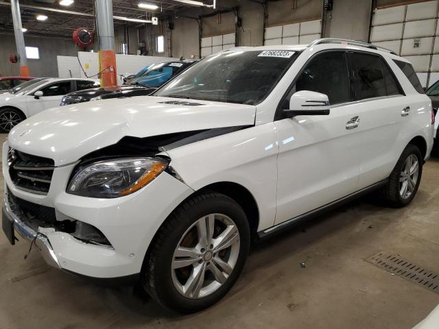 4JGDA0EBXFA472472 - 2015 MERCEDES-BENZ ML 250 BLUETEC WHITE photo 1