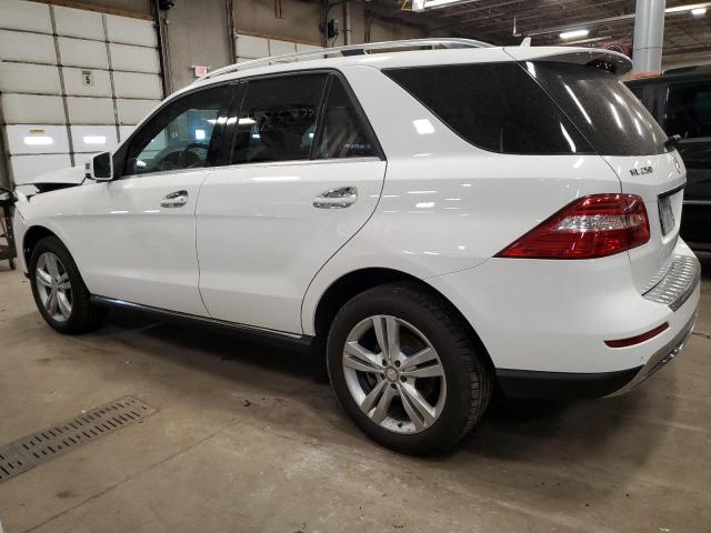 4JGDA0EBXFA472472 - 2015 MERCEDES-BENZ ML 250 BLUETEC WHITE photo 2