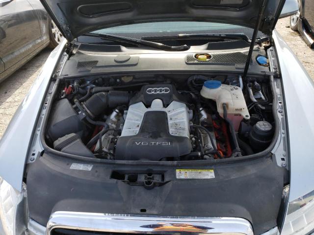 WAUKGAFB4BN050048 - 2011 AUDI A6 PRESTIGE ვერცხლისფერი ფოტო 11