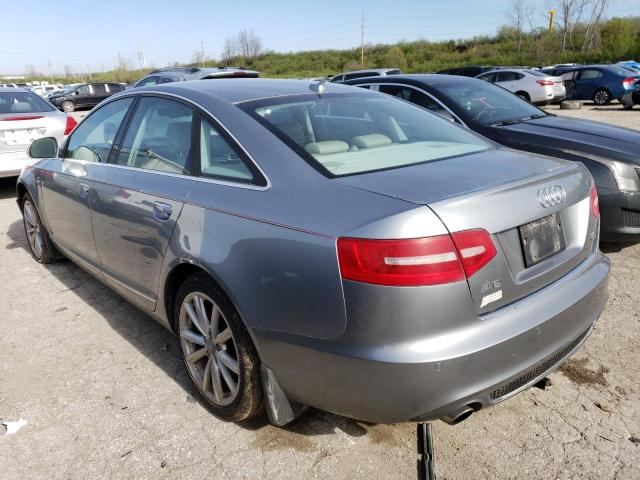 WAUKGAFB4BN050048 - 2011 AUDI A6 PRESTIGE ვერცხლისფერი ფოტო 2