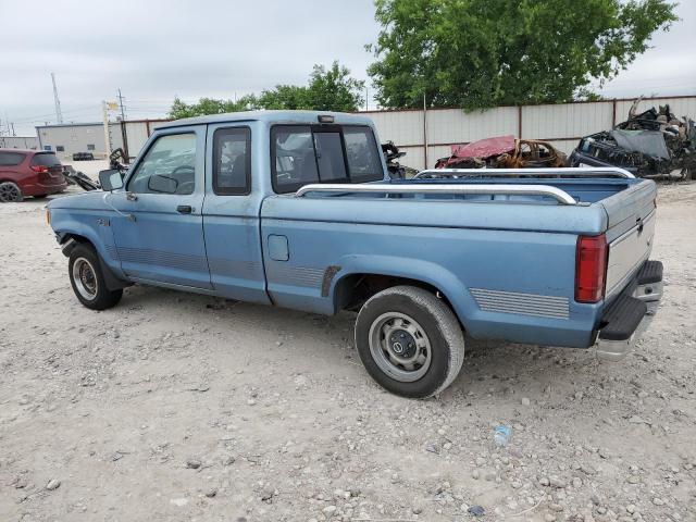 1FTCR14U9MPA75024 - 1991 FORD RANGER SUPER CAB BLUE photo 2