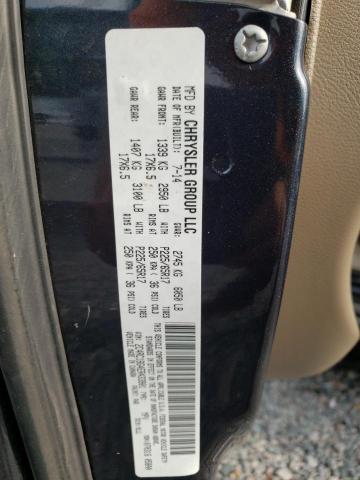 2C4RC1BG4ER433901 - 2014 CHRYSLER TOWN & COU TOURING ლურჯი ფოტო 13