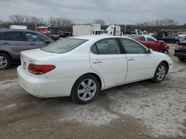 JTHBA30G955128184 - 2005 LEXUS ES 330 WHITE photo 3