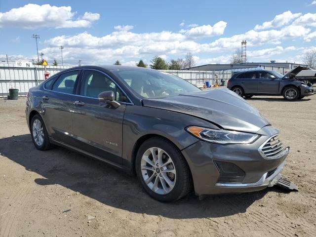 3FA6P0MU6KR236034 - 2019 FORD FUSION SEL GRAY photo 4