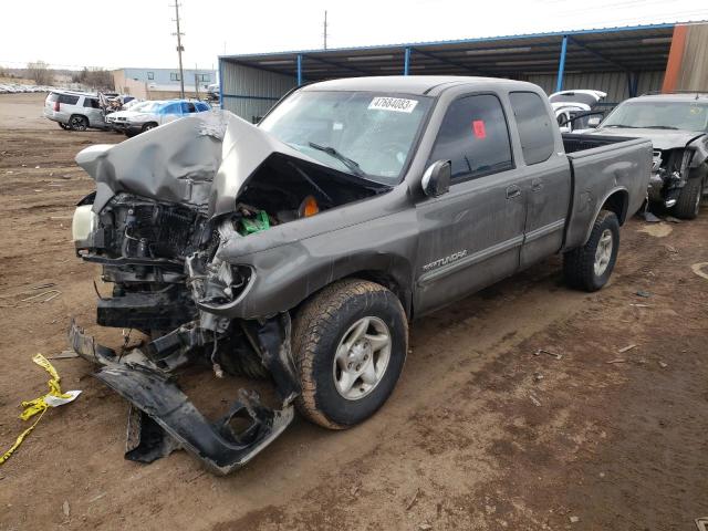 5TBBT44124S444700 - 2004 TOYOTA TUNDRA ACCESS CAB SR5 GRAY photo 1