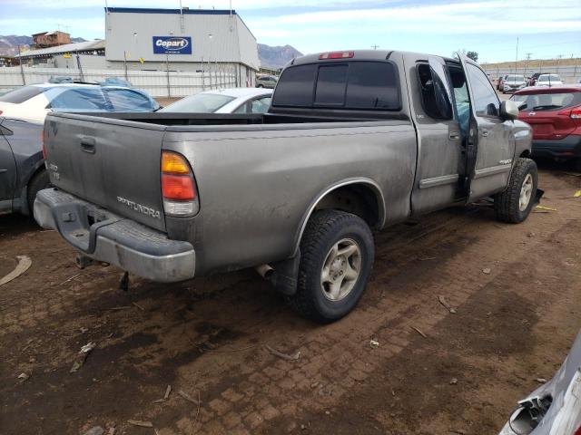 5TBBT44124S444700 - 2004 TOYOTA TUNDRA ACCESS CAB SR5 GRAY photo 3
