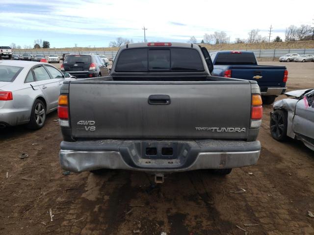 5TBBT44124S444700 - 2004 TOYOTA TUNDRA ACCESS CAB SR5 GRAY photo 6