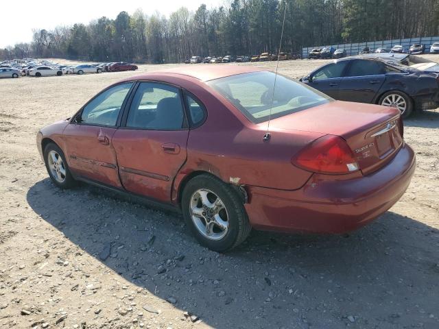 1FAFP55U01A126536 - 2001 FORD TAURUS SES BURGUNDY photo 2