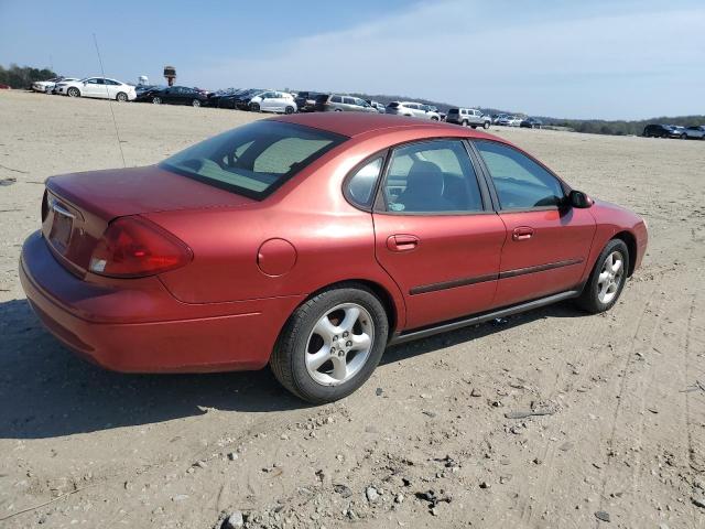 1FAFP55U01A126536 - 2001 FORD TAURUS SES BURGUNDY photo 3