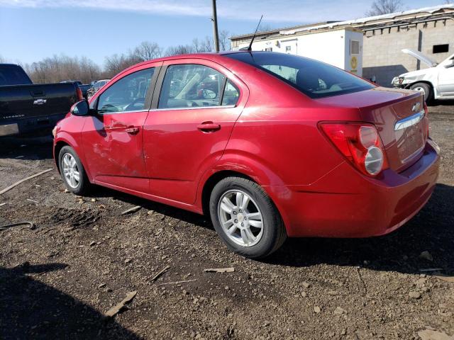 1G1JC5SH5C4178178 - 2012 CHEVROLET SONIC LT RED photo 2