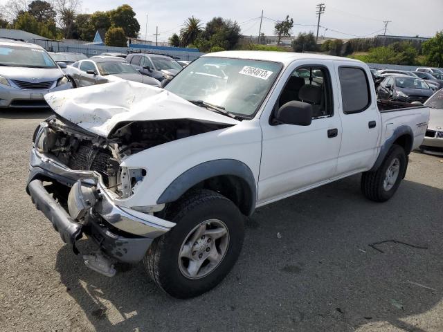 5TEGN92N42Z026374 - 2002 TOYOTA TACOMA DOUBLE CAB PRERUNNER WHITE photo 1