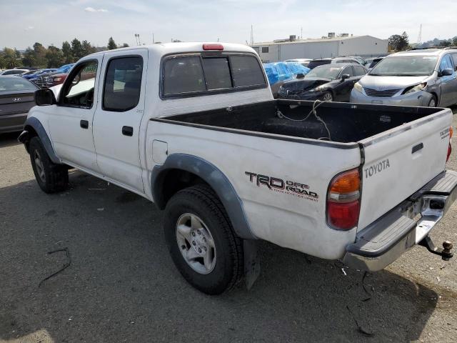 5TEGN92N42Z026374 - 2002 TOYOTA TACOMA DOUBLE CAB PRERUNNER WHITE photo 2