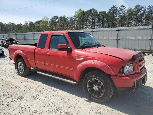 1FTYR44E37PA45330 - 2007 FORD RANGER SUPER CAB RED photo 4