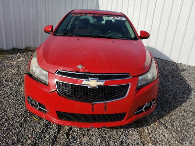 1G1PL5SC4C7361195 - 2012 CHEVROLET CRUZE LT RED photo 5