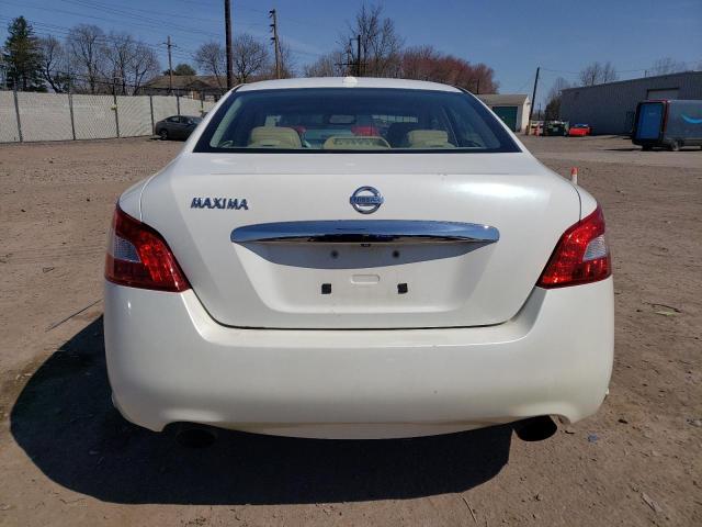 1N4AA5AP8AC805535 - 2010 NISSAN MAXIMA S WHITE photo 6