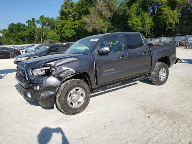 5TFAX5GN6KX163342 - 2019 TOYOTA TACOMA DOUBLE CAB GRAY photo 1