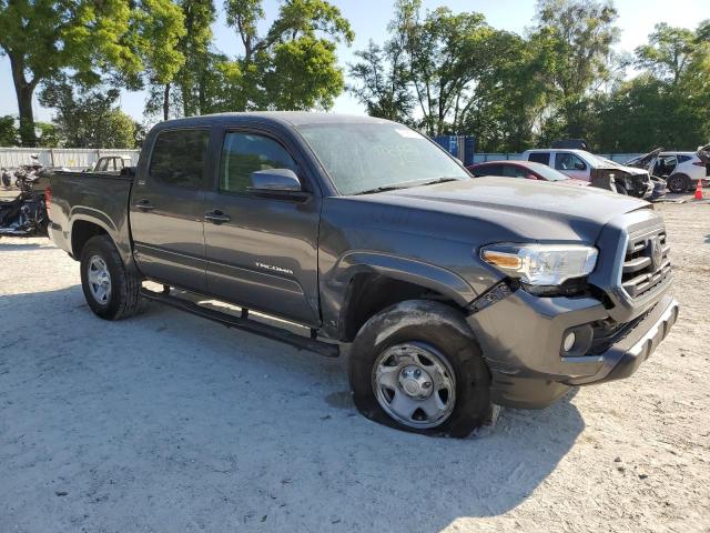 5TFAX5GN6KX163342 - 2019 TOYOTA TACOMA DOUBLE CAB GRAY photo 4