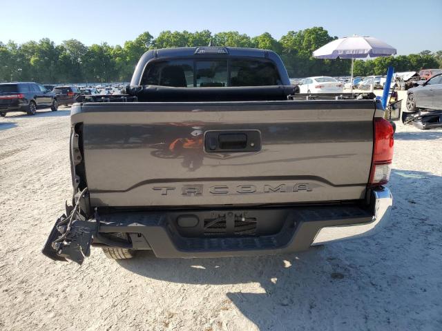 5TFAX5GN6KX163342 - 2019 TOYOTA TACOMA DOUBLE CAB GRAY photo 6