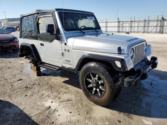 1J4FA39S33P302546 - 2003 JEEP WRANGLER COMMANDO SILVER photo 4