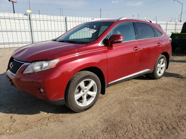 JTJBK1BA9C2446989 - 2012 LEXUS RX 350 RED photo 1