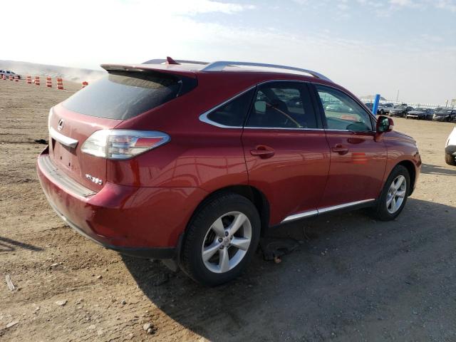 JTJBK1BA9C2446989 - 2012 LEXUS RX 350 RED photo 3