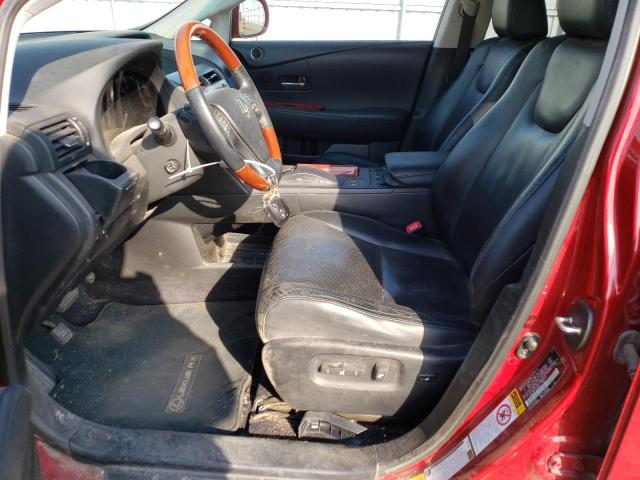 JTJBK1BA9C2446989 - 2012 LEXUS RX 350 RED photo 7