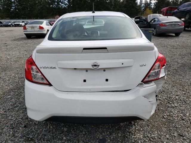 3N1CN7AP5KL831313 - 2019 NISSAN VERSA S WHITE photo 6