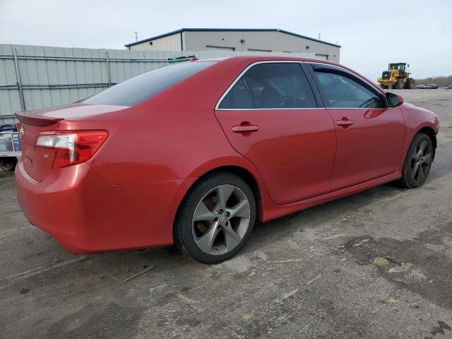 4T1BK1FK1CU510304 - 2012 TOYOTA CAMRY SE RED photo 3