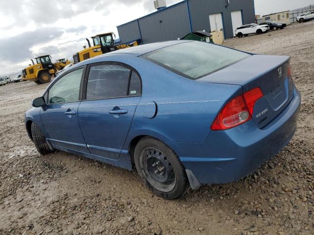 1HGFA16558L028923 - 2008 HONDA CIVIC LX BLUE photo 2