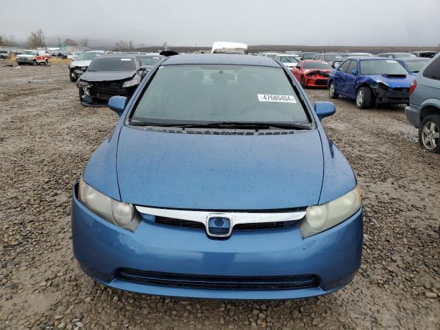 1HGFA16558L028923 - 2008 HONDA CIVIC LX BLUE photo 5