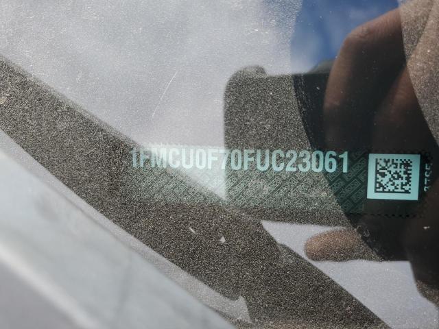 1FMCU0F70FUC23061 - 2015 FORD ESCAPE S BLACK photo 12