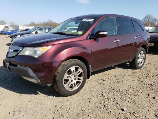 2HNYD28498H528292 - 2008 ACURA MDX TECHNOLOGY BURGUNDY photo 1