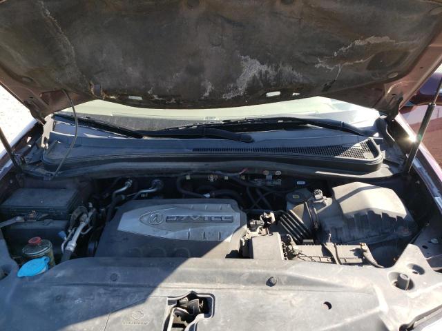2HNYD28498H528292 - 2008 ACURA MDX TECHNOLOGY BURGUNDY photo 12