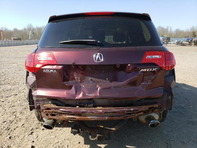 2HNYD28498H528292 - 2008 ACURA MDX TECHNOLOGY BURGUNDY photo 6