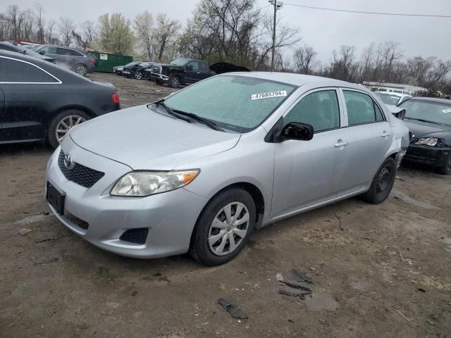 1NXBU4EEXAZ184524 - 2010 TOYOTA COROLLA BASE SILVER photo 1