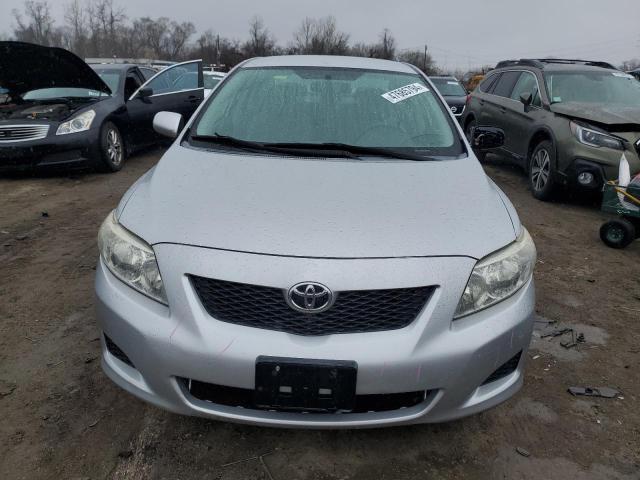 1NXBU4EEXAZ184524 - 2010 TOYOTA COROLLA BASE SILVER photo 5