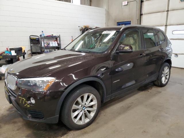 5UXWX9C53F0D48306 - 2015 BMW X3 XDRIVE28I BLACK photo 1