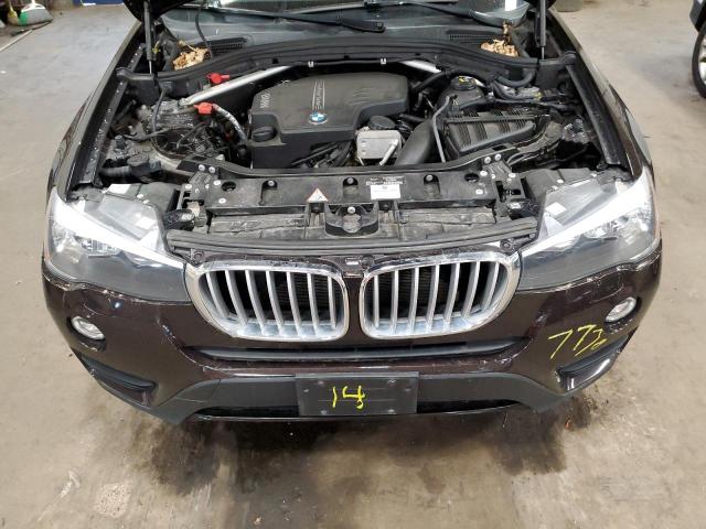 5UXWX9C53F0D48306 - 2015 BMW X3 XDRIVE28I BLACK photo 11